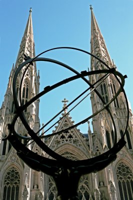 Atlas and St Patricks Cathedral