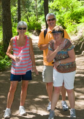 We took a short hike up some trail north of Sedona and just south of Flagstaff, AZ