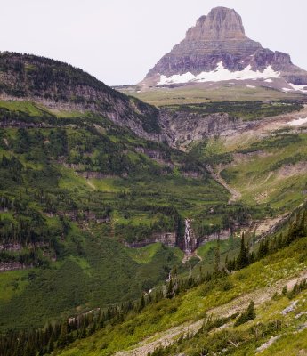 East side of Logan Pass on the Going to the Sun Road