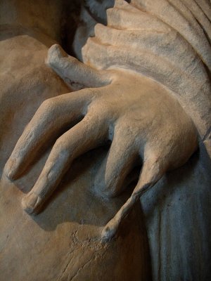 ancient Roman hand