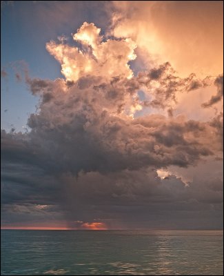 Stormclouds at Sunset