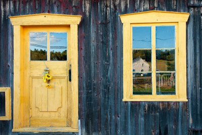 Par la fentre, Ile-aux-Coudres, 2010