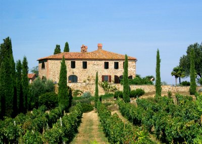 Maison toscane, Italie