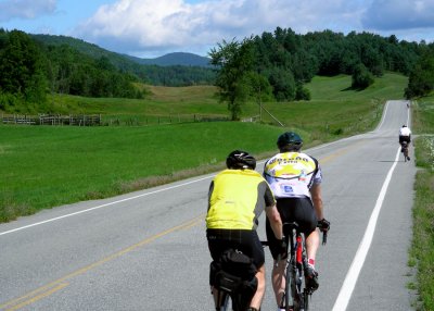 Cyclistes Vermont, USA