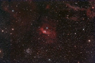 Bubble Nebula Area Full Frame