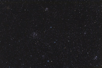 Open star clusters in Cassiopeia