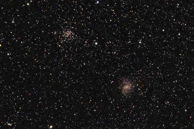 NGC 6946 and  NGC 6939 ED80