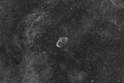 NGC6888 Area in Ha grayscale