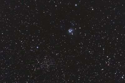 NGC 7129 and NGC 7142 in Cepheus crop