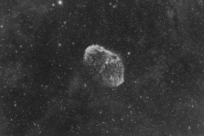 NGC 6888 in Ha grayscale