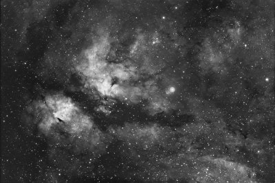 Gamma Cygni nebulosity  IC-1318  The Butterfly Nebula