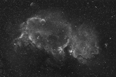 IC 1848 the Soul Nebula in HA