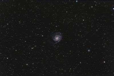 M101 the Pinwheel Galaxy wide field