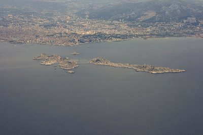 Marseille in the distance