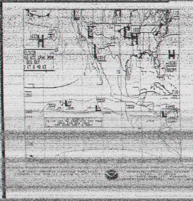 FAX found very close in freq to the digital signal