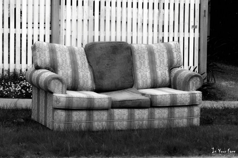 Abandoned Couch - Mono