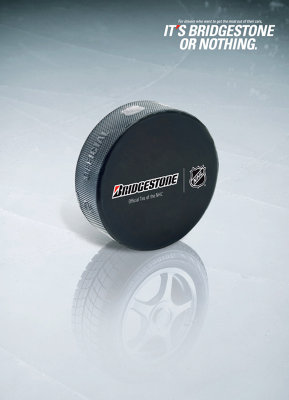 Official Tire of the NHL Poster