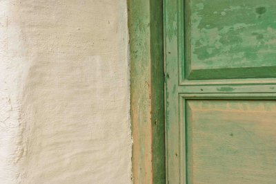 green door-close up