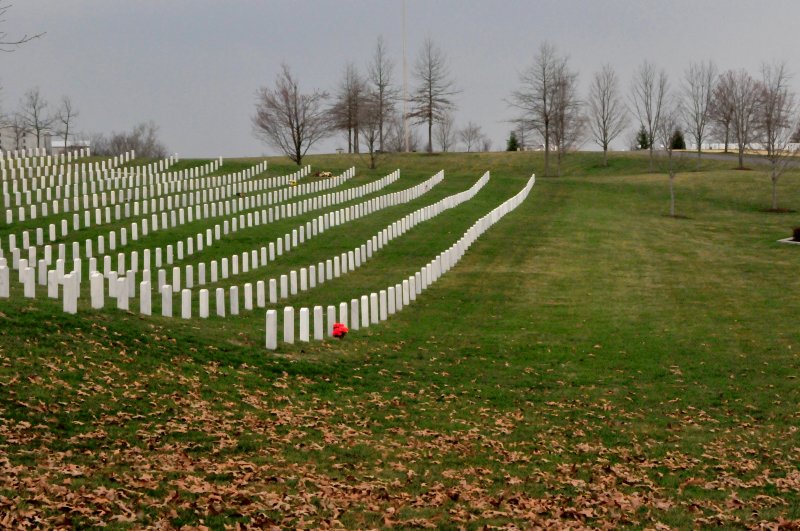 A VIEW AT CAMP NELSON NATIONAL CEMETERY