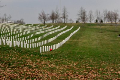 A VIEW AT CAMP NELSON NATIONAL CEMETERY