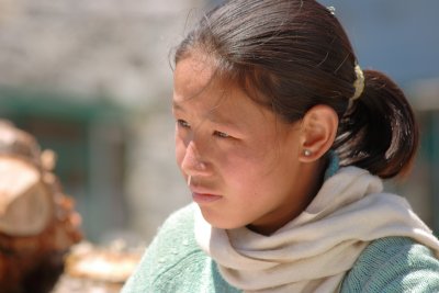 A woman from Kyanjin Gompa
