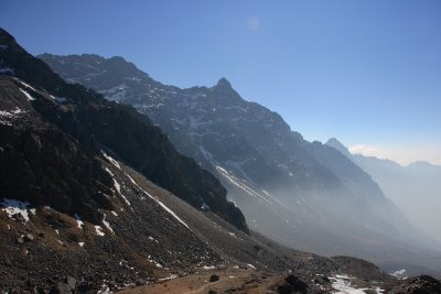 At the Laurebina Pass - gateway to Helambu