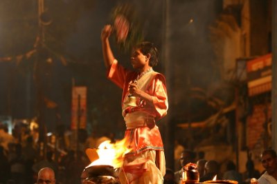 Arathi at Dasawamedh Ghat