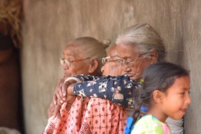 Old women and young girl