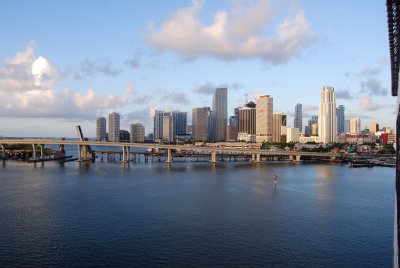 Miami from a cruise ship