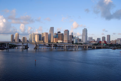 Miami from a cruise ship