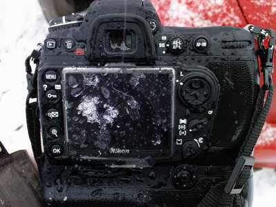 D300 after a hike in heavy snow