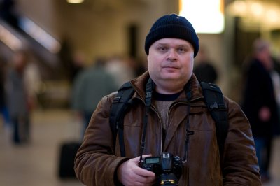 Leif in Grand Central Terminal