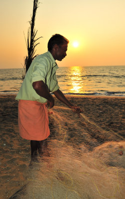 Sunset Fisherman