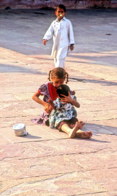 Young Beggars of the Mosque...