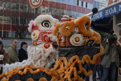 February 2008 - New Chinese Year - Avenue d'Ivry 75013