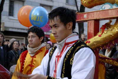 February 2008 - Procession of Chinese New Year's day - Avenue d'Ivry 75013