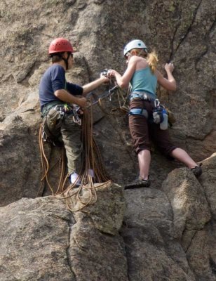 Boulder Canyon Rock Climbers