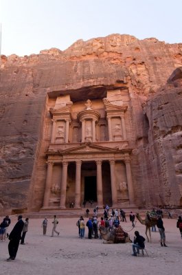 The main temple in Petra