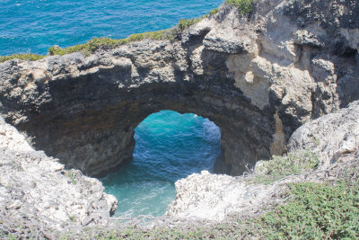 The cliffs on Marie Galante