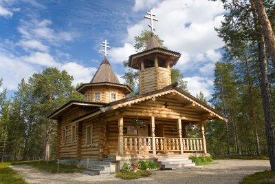 Skoltesami orthodox church in Nellim, Finland