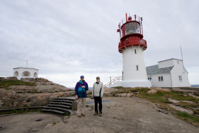 The lighthouse at Lindesnes, southernmost point in Norway