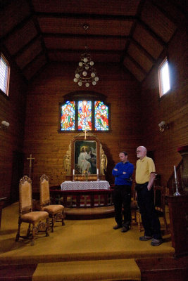 Inside the church