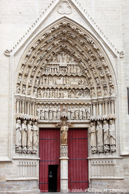 Portail Saint-Honor ou de la Vierge Dore