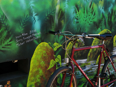 Mural and Bicycle