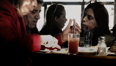 Eat something you look too dark.