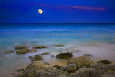 Cancun Moonlight Mexico