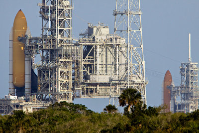 Space Shuttles Atlantis & Endeavour