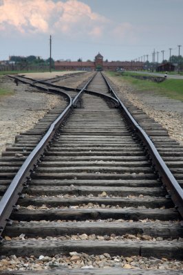 Rail Line & Entrance - Auschwitz II