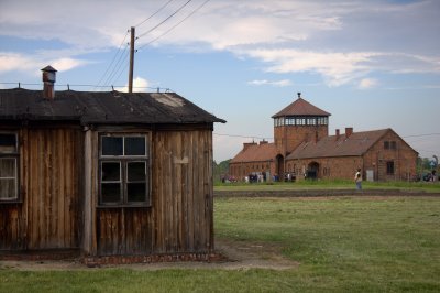 Hut & Entrance Block - Auschwitz II