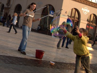 Street Entertainer - The Bubble Man